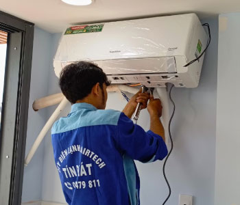 Ve sinh may lanh treo tuong 2